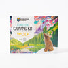 Studiostone Creative Soapstone Carving Kit | Wolf | © Conscious Craft